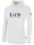 SUN FIELD HOCKEY BASICS FLEECE HOODIE NAME CREST ON WEARERS CENTER CHEST WHITE BLACK 