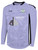 PROPEL FUTSAL SA PITCH STAR LONG SLEEVE GOALKEEPER JERSEY WITHOUT PADDING LAVENDER BLACK