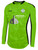PROPEL FUTSAL SA PITCH STAR LONG SLEEVE GOALKEEPER JERSEY WITHOUT PADDING NEON GREEN BLACK