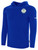PROPEL FUTSAL SA BASICS FLEECE PULLOVER HOODIE TEAM CREST ON WEARERS LEFT CHEST ROYAL BLUE WHITE