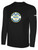 PROPEL FUTSAL SA BASICS LONG SLEEVE COTTON TEE TEAM CREST ON WEARERS CENTER CHEST BLACK WHITE