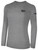 TOLEDO CELTIC BASICS LONG SLEEVE COTTON TEE CREST ON WEARERS LEFT CHEST LIGHT HEATHER GREY BLACK