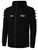 TOLEDO CELTIC TECH II ZIP UP HOODIE BLACK WHITE