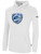MILFORD UNITED SC BASICS FLEECE PULLOVER HOODIE CREST CENTER CHEST WHITE BLACK