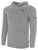 MILFORD UNITED SC BASICS FLEECE PULLOVER HOODIE CREST LEFT CHEST LIGHT HEATHER GREY BLACK