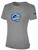 MILFORD UNITED SC BASICS COTTON TEE CREST CENTER CHEST LIGHT HEATHER GREY BLACK