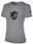 DIABLO VALLEY BASICS COTTON TEE CREST ON WEARERS CENTER CHEST LIGHT HEATHER GREY BLACK