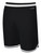 THE WOLVES FC HOOP SHORTS BLACK WHITE