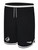 THE WOLVES FC HOOP SHORTS BLACK WHITE