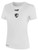 THE WOLVES FC BASICS CREW NECK POLY TEE ON WEARERS CENTER CHEST WHITE