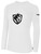 THE WOLVES FC BASICS LONG SLEEVE COTTON TEE CREST CENTER CHEST WHITE BLACK