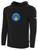 BARCELONA SOCCER EXCELLENCE ACADEMY BASICS FLEECE PULLOVER HOODIE CREST CENTER CHEST BLACK WHITE