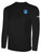 BARCELONA SOCCER EXCELLENCE ACADEMY BASICS LONG SLEEVE COTTON TEE CREST LEFT CHEST BLACK WHITE