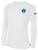 BARCELONA SOCCER EXCELLENCE ACADEMY BASICS LONG SLEEVE COTTON TEE CREST LEFT CHEST WHITE BLACK