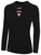 COLUMBUS UNITED BASICS CREW NECK LONG SLEEVE POLY TEE BLACK