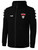COLUMBUS UNITED TECH II ZIP UP HOODIE BLACK WHITE