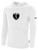 SHORE FC BASICS FLEECE PULLOVER HOODIE CREST CENTER CHEST WHITE BLACK