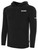SHORE FC BASICS FLEECE PULLOVER HOODIE CREST LEFT CHEST BLACK WHITE