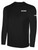 SHORE FC BASICS LONG SLEEVE COTTON TEE CREST LEFT CHEST BLACK WHITE