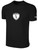 SHORE FC BASICS COTTON TEE CREST CENTER CHEST BLACK WHITE