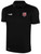 PATRIOT SOCCER CLASSICS POLY POLO BLACK WHITE