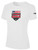 PATRIOT SOCCER BASICS COTTON TEE CREST CENTER CHEST WHITE BLACK