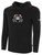KEYSTONE STATE BOMBERS BASEBALL BASICS PULLOVER FLEECE HOODIE CREST ON WEARER'S CENTER CHEST BLACK WHITE