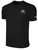 KEYSTONE STATE BOMBERS BASEBALL BASICS COTTON SHORT SLEEVE T-SHIRT CREST ON WEARER'S LEFT CHEST BLACK WHITE