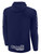 ATLANTIC COUNTY WAVE CLASSIC PACKABLE WINDBREAKER NAVY WHITE