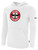 RED KNOTS FH  BASICS FLEECE HOODIE CREST ON WEARERS CENTER CHEST WHITE BLACK