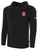 RED KNOTS FH  BASICS FLEECE HOODIE CREST ON WEARERS LEFT CHEST BLACK WHITE