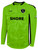 SHORE FC PITCH STAR LONG SLEEVE GOALKEEPER JERSEY WITHOUT PADDING NEON GREEN BLACK