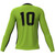 GRANDE FC  PITCH STAR LONG SLEEVE GOALKEEPER JERSEY WITHOUT PADDING NEON GREEN BLACK