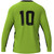 GRANDE FC  PITCH STAR LONG SLEEVE GOALKEEPER JERSEY WITHOUT PADDING NEON GREEN BLACK