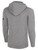 COVENTRY BASICS FLEECE PULLOVER HOODIE TEAM CREST ON WEARERS CENTER CHEST LIGHT HEATHER GREY BLACK