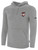 COVENTRY  BASICS FLEECE PULLOVER HOODIE TEAM CREST ON WEARERS LEFT CHEST LIGHT HEATHER GREY BLACK