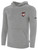 COVENTRY  BASICS FLEECE PULLOVER HOODIE TEAM CREST ON WEARERS LEFT CHEST LIGHT HEATHER GREY BLACK
