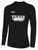 TEAM SAN DIEGO BASICS II LONG SLEEVE TRAINING JERSEY BLACK WHITE