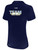 TEAM SAN DIEGO BASICS POLY SHORT SLEEVE HOODED TEE NAVY WHITE