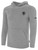 SHORELAKE SC BASICS FLEECE PULLOVER HOODIE CREST LEFT CHEST LIGHT HEATHER GREY BLACK