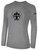 SHORELAKE SC BASICS LONG SLEEVE COTTON TEE CREST CENTER CHEST LIGHT HEATHER GREY BLACK
