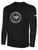 TEXAS PREMIER BASICS LONG SLEEVE COTTON TEE CREST CENTER CHEST BLACK WHITE