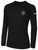 TEXAS PREMIER BASICS LONG SLEEVE COTTON TEE CREST LEFT CHEST BLACK WHITE