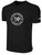 TEXAS PREMIER BASICS COTTON TEE CREST CENTER CHEST BLACK WHITE