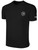 TEXAS PREMIER BASICS COTTON TEE CREST LEFT CHEST BLACK WHITE