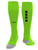 TEXAS PREMIER 4 CUBE MATCH SOCKS NEON GREEN BLACK -KIT