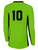 TEXAS PREMIER  PITCH STAR LONG SLEEVE GOALKEEPER JERSEY WITHOUT PADDING  NEON GREEN BLACK -KIT