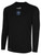 TEXAS PREMIER BASICS CREW NECK LONG SLEEVE POLY TEE BLACK WHITE