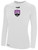 CHARLOTTE AMBUSH FH BASICS CREW NECK LONG SLEEVE POLY TEE WHITE