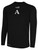 ACE VOLLEYBALL BASICS CREW NECK LONG SLEEVE POLY TEE BLACK